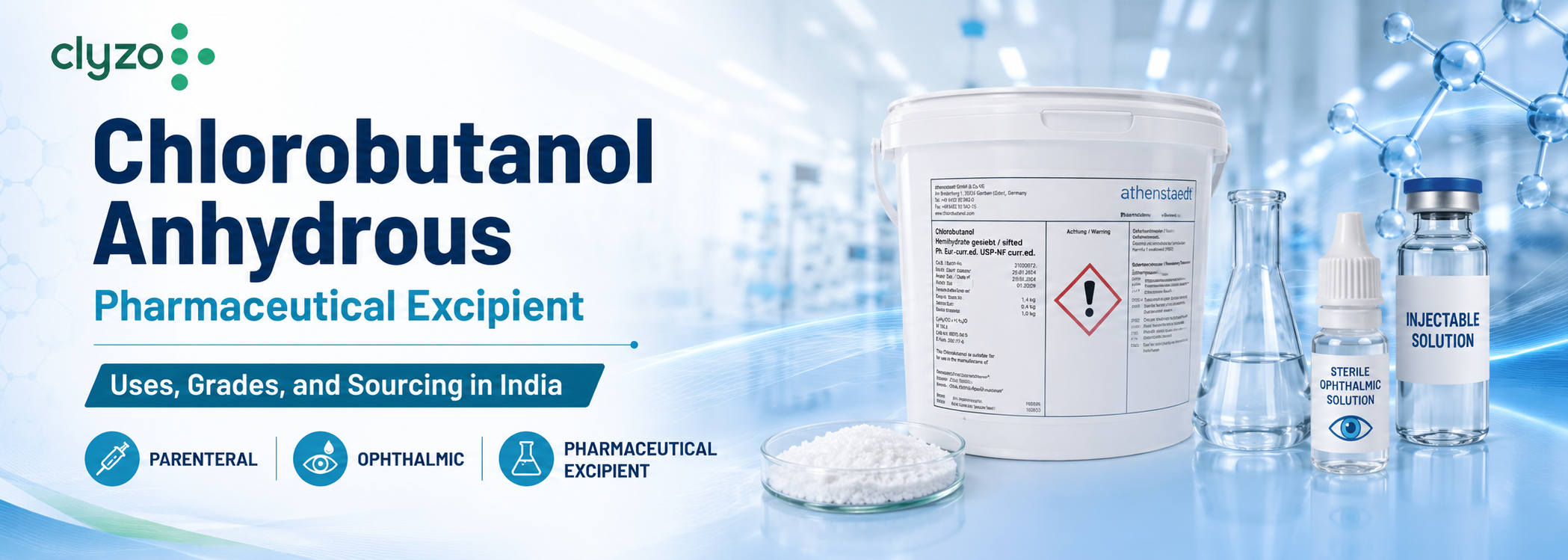 Chlorobutanol Anhydrous Pharmaceutical Excipient: Uses, Grades, and Sourcing in India